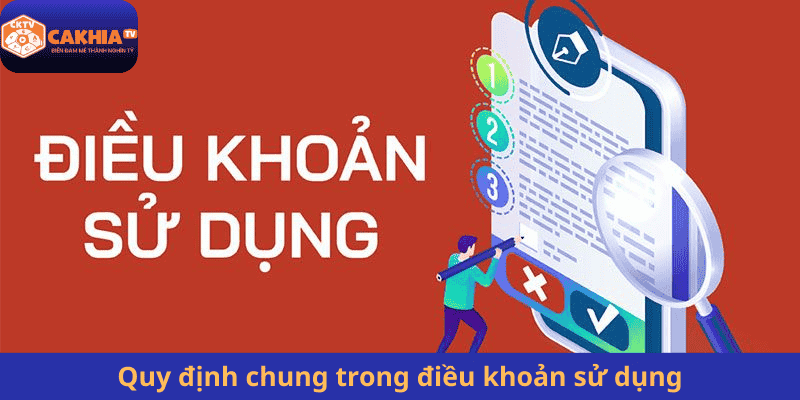 Quy định chung trong điều khoản sử dụng